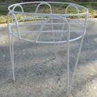 Metal wire vinyl coated plant stand /flower pot shelf for patio ,garden porch