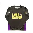 Custom Long Sleeve Round Bottom T Shirt Soccer Jersey Print