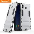 Good quality tpu pc kickstand mobile phone back cover case for samsung galaxy a8 star a9 star,for samsung a8 star case