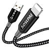 SOSLPAI universal custom nylon braided usb cable 3.28ft black charging data cable for iphone 8 pin cable