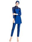 Womens Modest Muslim Swimsuit with Swimming Cap SPF 50+