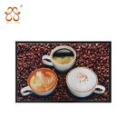 Factory wholesale office carpet tile pvc anti slip mat printed polyester mat