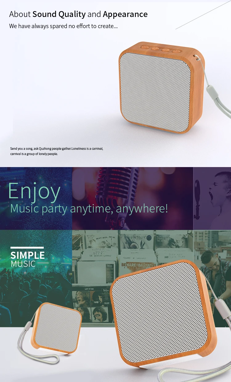 Amazon Trending Newest Low price Speaker Outdoor Portable Wireless BT Speaker A70 - ANKUX.COM