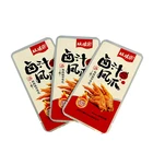 High quality colorful snack packaging plastic bag heat sealable aluminum foil sachet / Three Side Sealed plastic bag