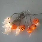 Novelty Halloween Party Decoration Pumpkin And Elf LED String Light
