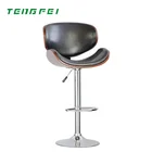 Hot selling PU leather Commercial bar furniture high quality wooden bar stool chair