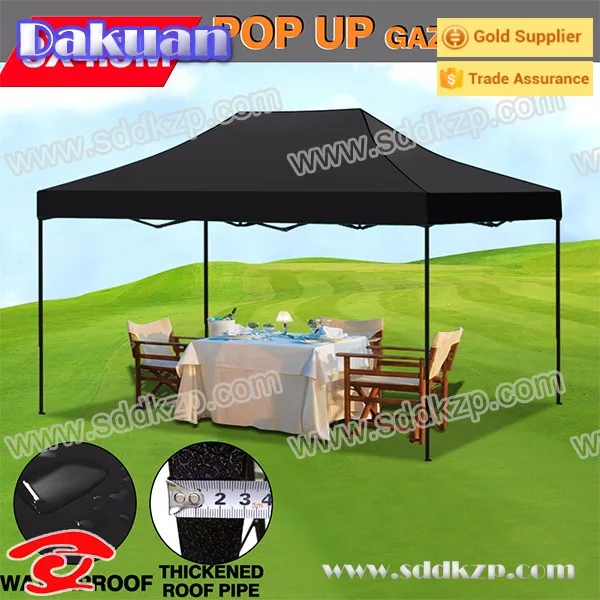 Exhibition promotion display waterproof pop up gazebo folding tent 3x3