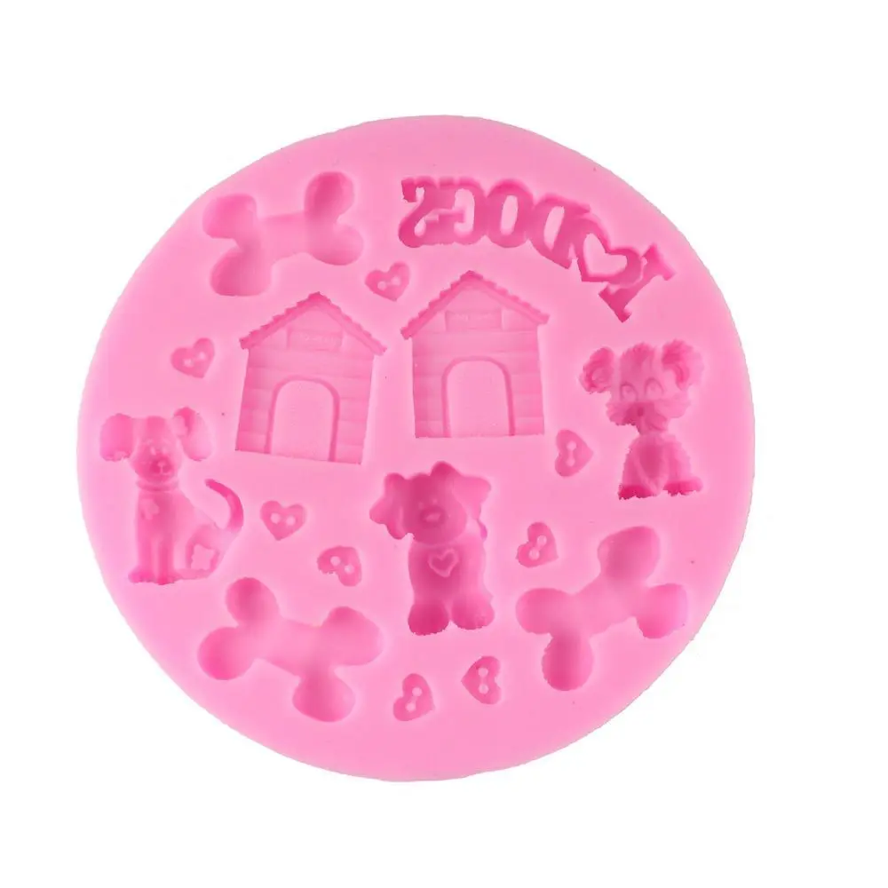 silicone cake mold Chocolate Mold DIY baking tools baking mold - pet dog taobao 1688 agent