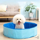 Manufacturers spot pet dog bathtub bath portable folding dog pool Oxford cloth thickening pool toiletries
