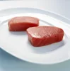 Frozen yellowfin and bigeye tuna loin saku block