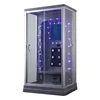 One person sliding glass foot massage shower steam room led