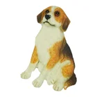 Hot sale custom souvenir cute animal resin dog fridge magnet
