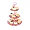 /product-detail/kitchen-home-pink-metal-iron-powder-coated-3-tiers-weeding-cake-and-cupcake-stand-for-party-wedding-birthday-party-celebration-60819585123.html
