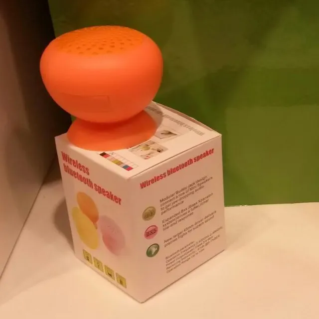 Silicone Suction Cup Mushroom Speaker Mini Bluetooth Speaker Waterproof Speaker