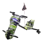 wholesale factory 120w 150w 250w kids and adults electric scooter 3 wheel drift trike with flashing light