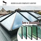 4mm 10mm 12mm Clear and Tinted Reflective/Tempered/Laminated Low-e (Rider) Insulated Double Windows Glass