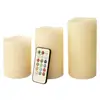 remote control candles wholesale Golden electric paraffin decorative tea candle price