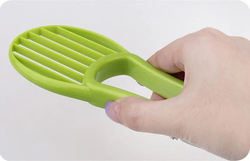 3 In 1 Avocado Cutter Tool Slicer Cut In Half To Take Nuclear Peeler Scoop Green Tool Knife Cook Cutter Peeler Knife Tool KC1470