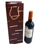 Kraft Wine Paper Bag 157g Art Christmas Wine Shopping Paper Bag