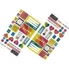 custom factory printing product ornament die cut label gold foil sticker sheet