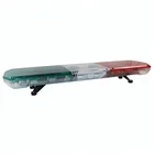 Red Green Led Police Military Warning Lightbar With Amplifier Siren 100W 12V Tbd 213B4