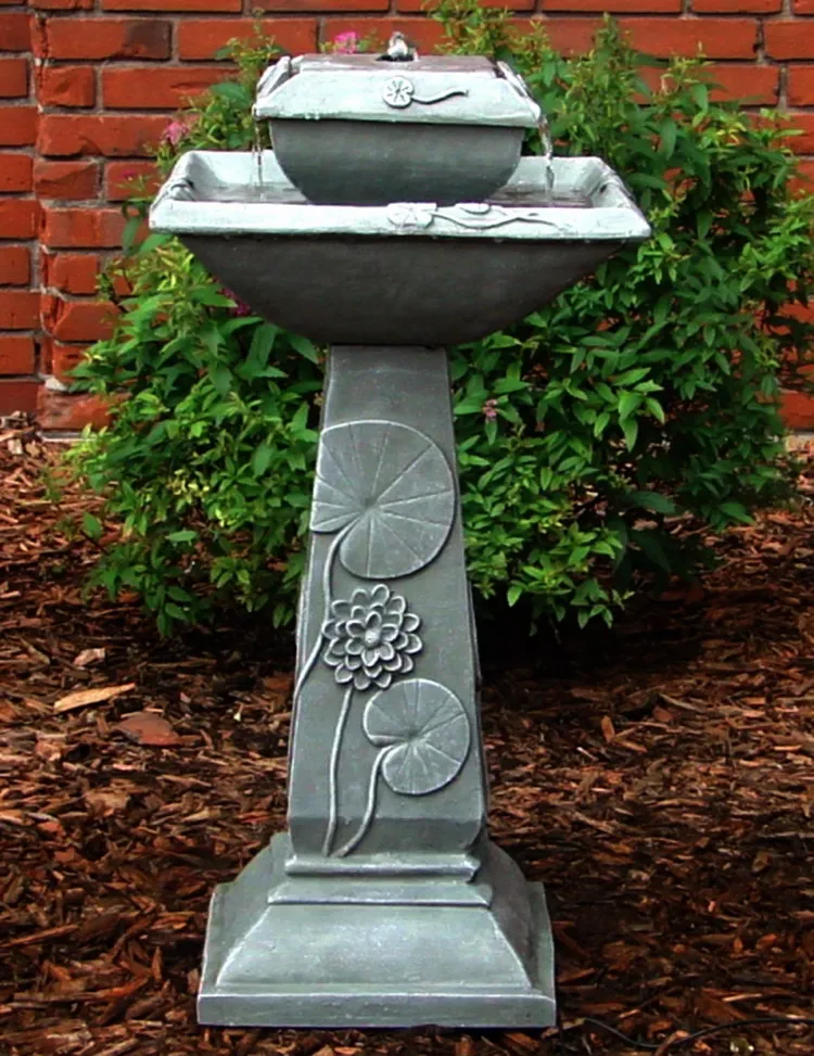 battery operated fountains outdoor on battery powered outdoor fountain