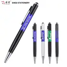 High quality multifunction metal torch light logo led pen