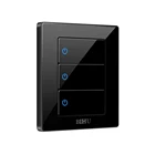 BIHU 1 Gang Wall Switch 1 Way/2Way Electrical Power Push Button Wall Switch