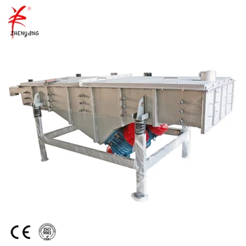 ZYSZ rock salt linear vibrating screen separator with big capacity