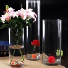 Glassware wholesale bohemia crystal cylinder vases