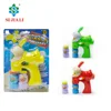 Funny BO big mouth bunny bubble gun with lights and music for kids