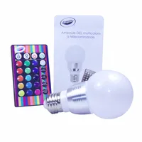 Newest LED Bulb RGB G60 Remote