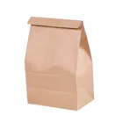 Wholesale Cheap Price Custom Printed Food Brown Kraft Paper Bag For Bread