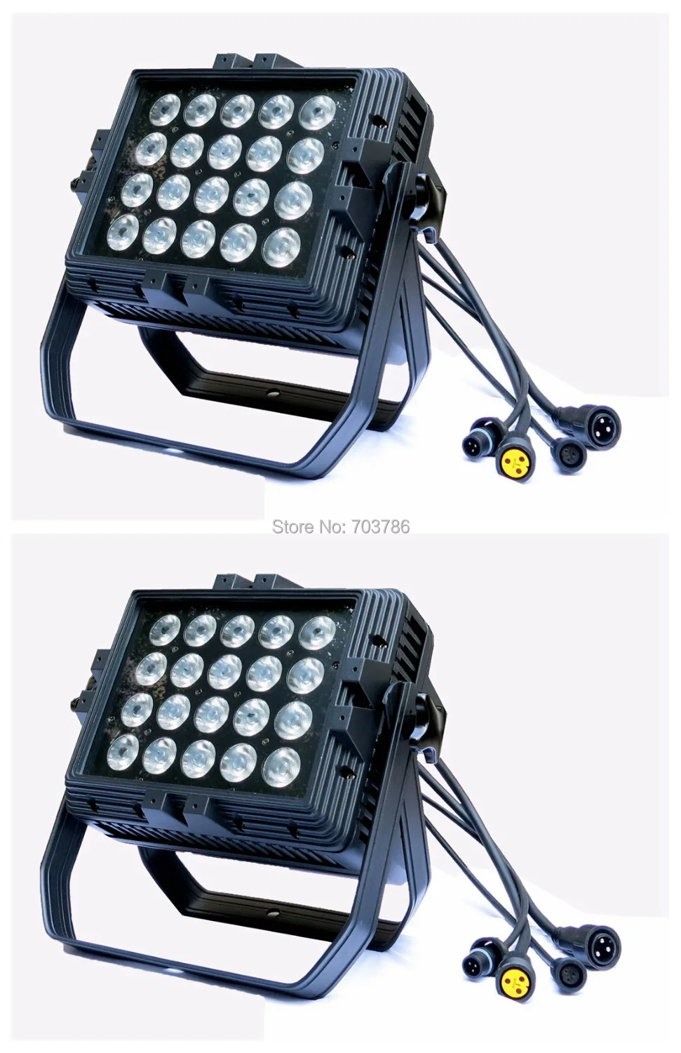 2pcs/Lot 20pcs*15W RGBWA+UV 6IN1 Led Wall Washer Light,UV+RGBWA Led Wall Wash Waterproof Hi-Quality Led Stage Light