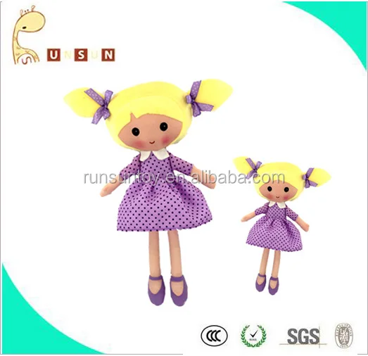 Moda suave muñecas de hadas para niños