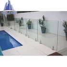 Clear Glass Swimming Pool Tempered Customized China Tempered Glass for Swimming Pool