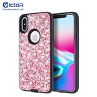 Chinese wholesaler cellular accessory bling phone case for iPhone X