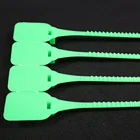 Cargo truck safety emboss tag big plate logistic courier custom barcoded plastic seal