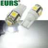 EURS wholesale cheap car 5050 read lamp 60lm 6000k 12v 1w T10 w5w 5smd aluminium led light