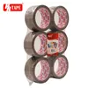 Brown and Transparent adhesive glue BOPP Material package packing tape