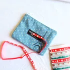 fancy gift&jewelry&cosmetic cotton zipper pouch/bag