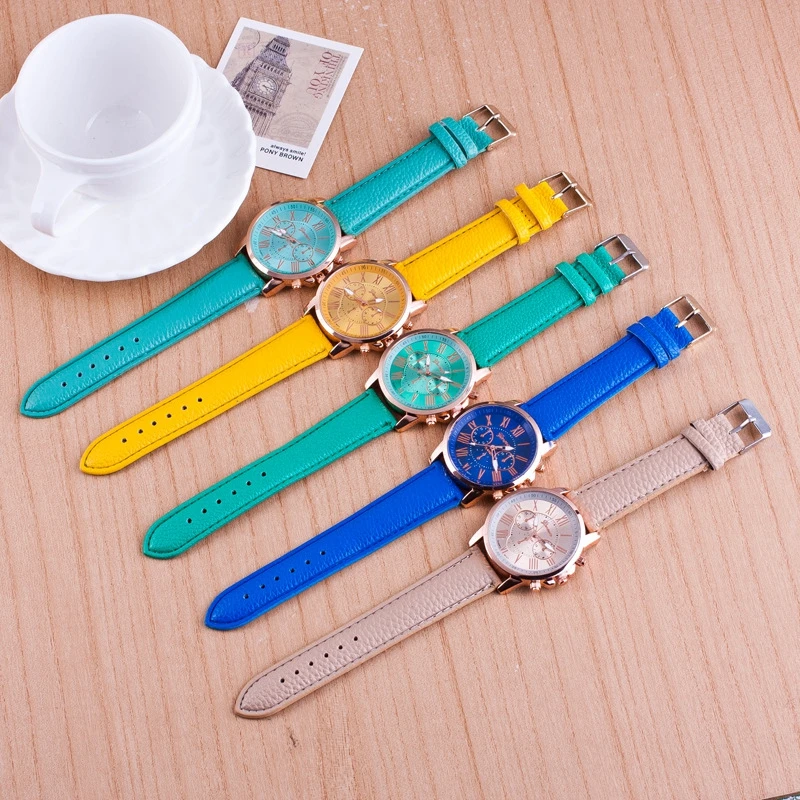 2018 New Wholesale Women Bracelet Watch Fashion Ladies Casual Geneva Watches WH0011