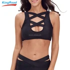 Gym Clothing Fitness Yoga Wear Women Hot Sexy Sports Bra Top Fitness With Strap Elastic