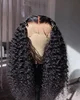 Free Shipping Advanced Bleached Knots Tight Curls Middle Part 360 Lace Frontal Wig With Pre-Plucked Hairline
