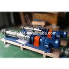 Customized Capacity and Pressure Single Screw Pump For Metering Bentonite Solution