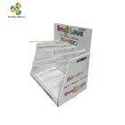 Promotion Advertising Cardboard custom printed Emoji Stickers Counter Display Boxes with Hooks
