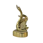 Swan shaped golden modern ceramic home decor