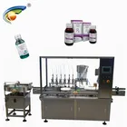 CE certification cough syrup liquid filling capping machine