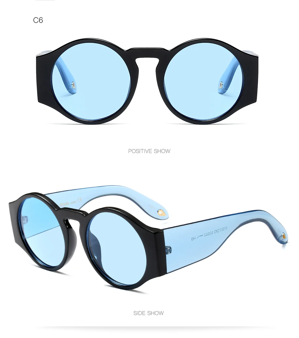 SHINELOT M024 New High Quality Vintage UV400 Round Ladies Sunglasses Designer Glasses Wholesaler In China