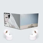 New products custom business gift 7 inch video greeting lcd wedding invitation card